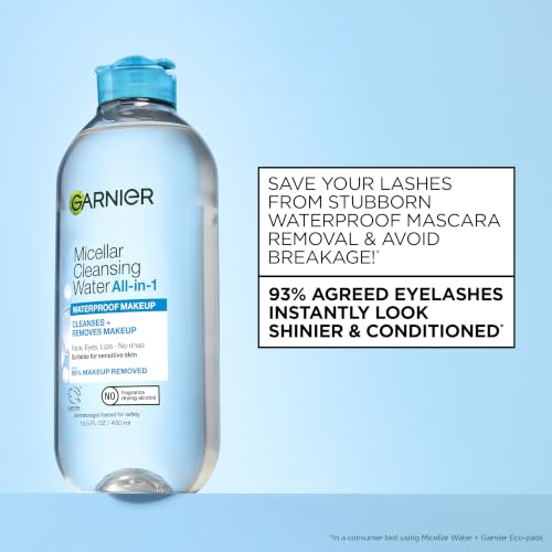 Micellar Water for Waterproof Makeup, 2-Pack