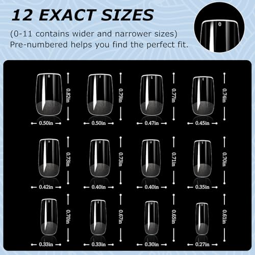 Medium Square Nail Tips