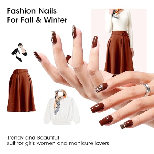 chocolate brown nail polish no lamp