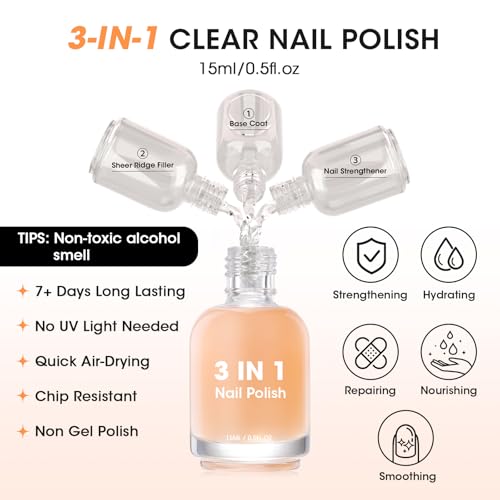 Clear Ridge Filling Base Coat HEMA Free