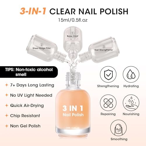 Clear Ridge Filling Base Coat HEMA Free