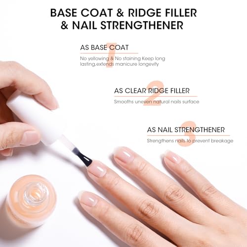 Clear Ridge Filling Base Coat HEMA Free