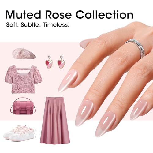 nude cat eye gel polish 6 colors 6ml