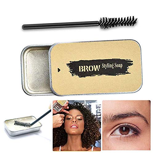 Brows Makeup Gel Soap - Brows Kit - With Eyebrow Brushes for Natural Eyebrows - Eyebrow So