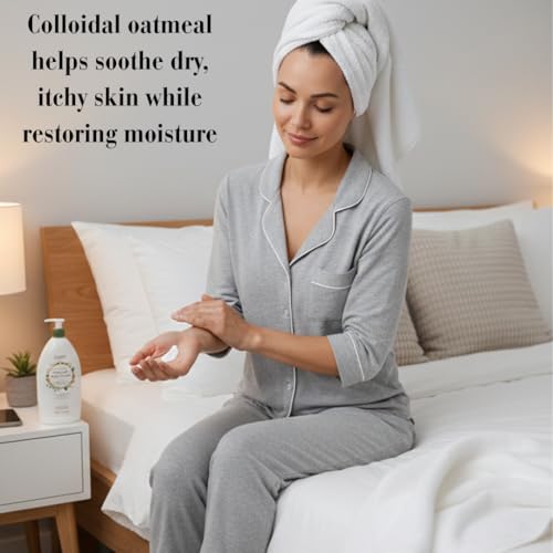 Colloidal Oatmeal Body Lotion – Daily Moisturizing Lotion for Dry Sensitive Skin Fragrance