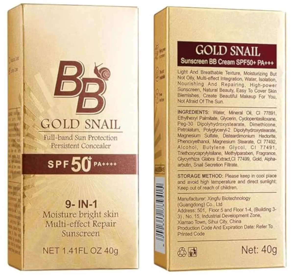 Korean BB Cream with SPF 50, 9 in 1 BB Cream Sunscreen SPF 50 Korean Waterproof Sweatproof, Foundation Full Coverage Tinted Moisturizer, Facial Concealer for Oily Skin, Dry