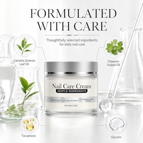 Nail Care Cream with Tea Tree Oil,Oregano Oil & Vitamin E