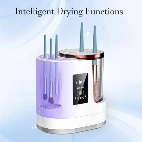 Electric Makeup Brush Cleaner and Dryer 3-in-1