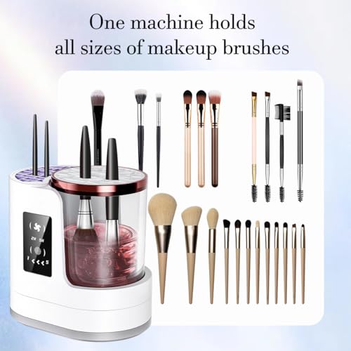 Electric Makeup Brush Cleaner and Dryer 3-in-1