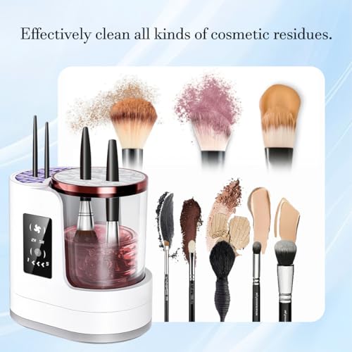 Electric Makeup Brush Cleaner and Dryer 3-in-1