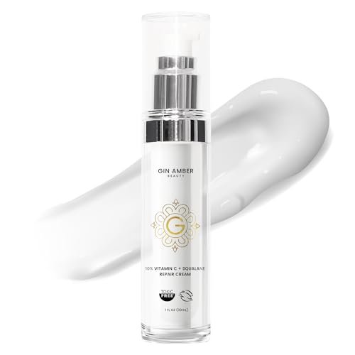 Gin Amber Beauty Vitamin C 10% + Squalane Repair Face Cream -