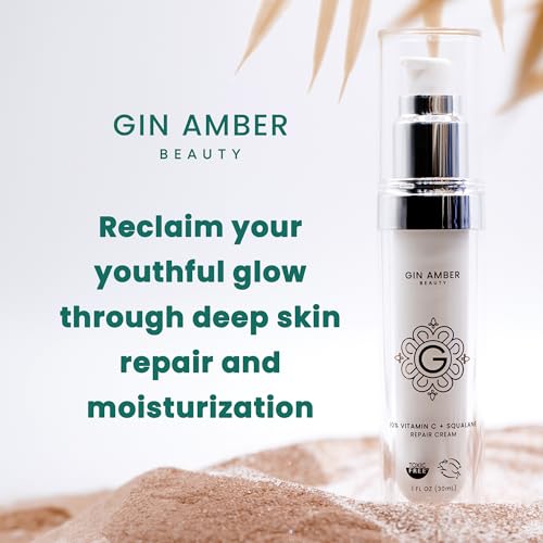 Gin Amber Beauty Vitamin C 10% + Squalane Repair Face Cream -
