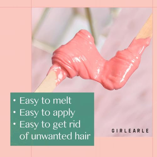 1LB Wax Beads for Hair Removal Sensitive Skin with Rose Formula
