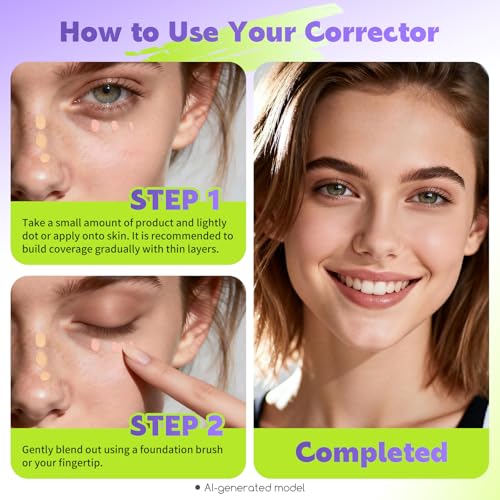 Color Corrector Peach Green Yellow