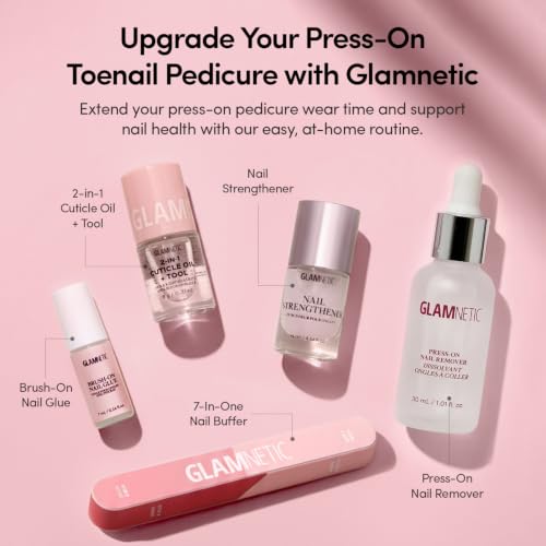 Glamnetic Press On Toenails - Natural