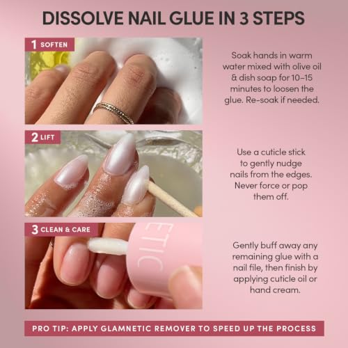 Super Strong Brush On Nail Glue | Brush Tip Applicator