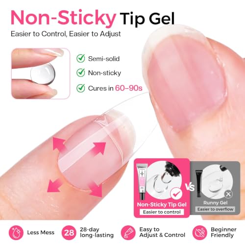 Nail Extension Starter Kit, Medium Almond