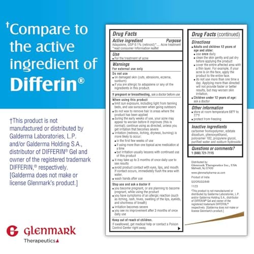 Adapalene Gel 0.1% Tube