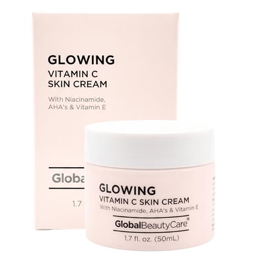 Glowing Vitamin C Skin Cream - Radiant Face Moisturizer to Improve Appearance of Uneven Sk