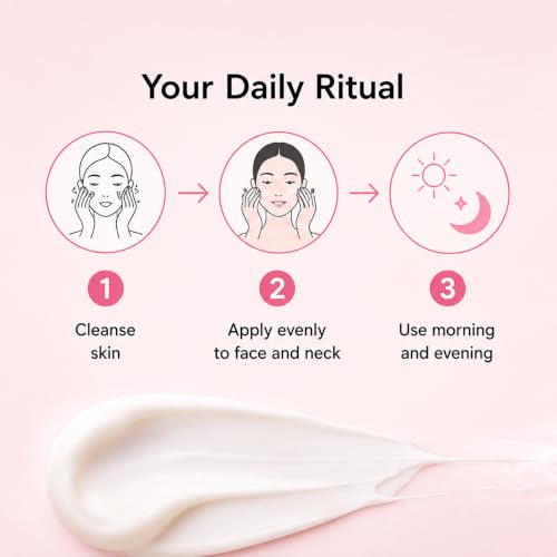 Glowing Vitamin C Skin Cream - Radiant Face Moisturizer to Improve Appearance of Uneven Sk
