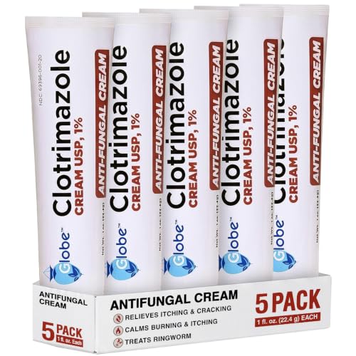 Clotrimazole Cream 1% Antifungal Itch Relief Treatment