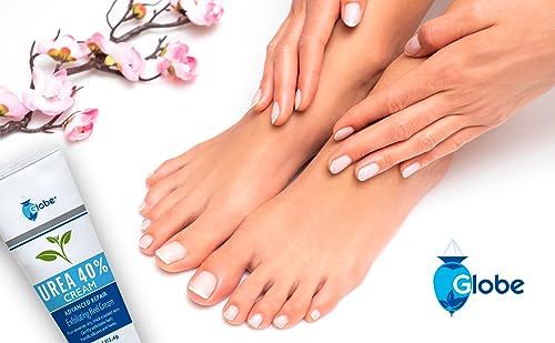 Globe Urea Cream 40% - Hydration for Dry & Cracked Heels (4 oz)