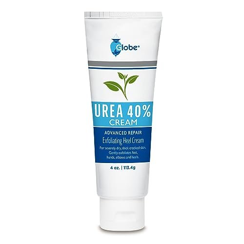 Globe Urea Cream 40% - Hydration for Dry & Cracked Heels (4 oz)