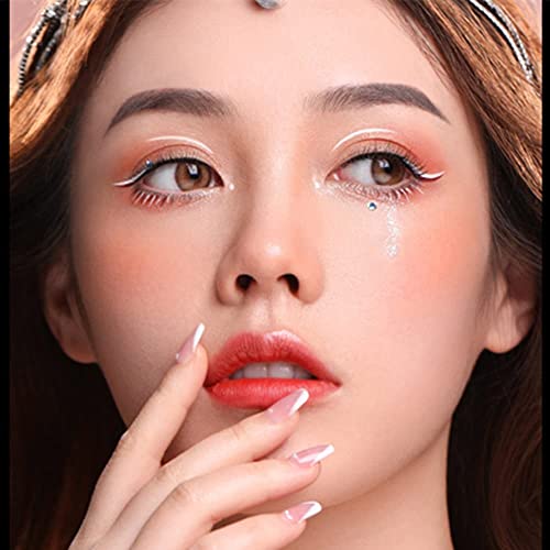 12 PCS White Eyebrow Eyeliner Pencils