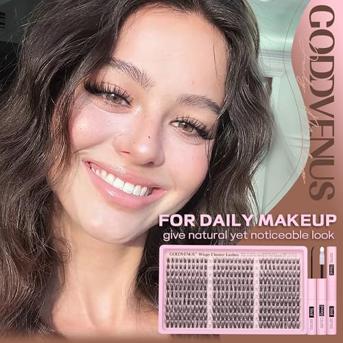 Goddvenus Lash Clusters Kit Wispy Eyelash Clusters L