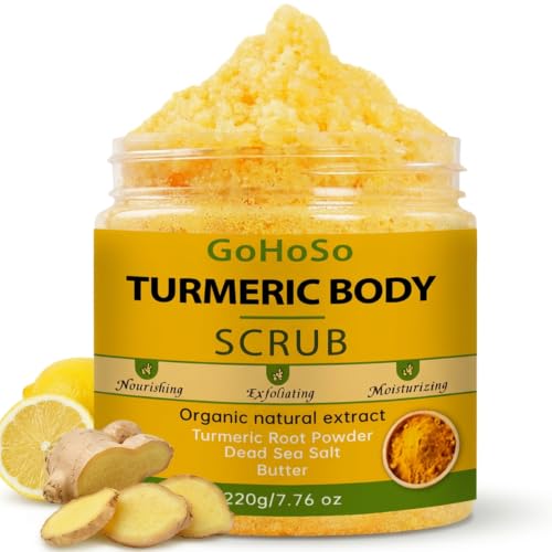 Turmeric Body Scrub with Dead Sea Salt