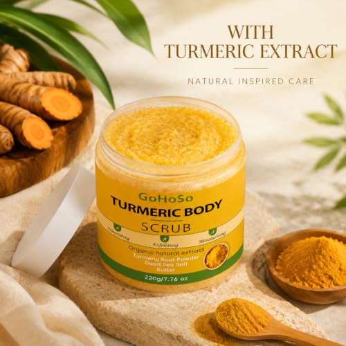 Turmeric Body Scrub with Dead Sea Salt