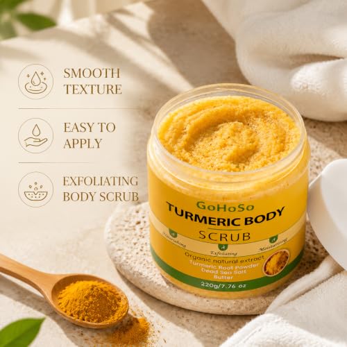 Turmeric Body Scrub with Dead Sea Salt
