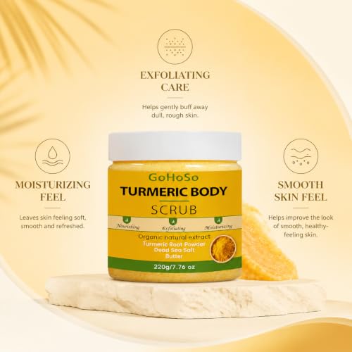 Turmeric Body Scrub with Dead Sea Salt