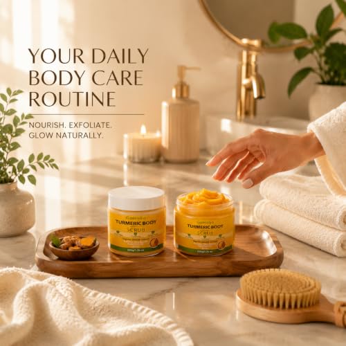 Turmeric Body Scrub with Dead Sea Salt