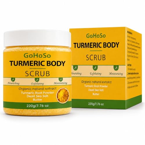 Turmeric Body Scrub with Dead Sea Salt