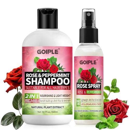 2-in-1 Shampoo & Conditioner for All Types of Dreadlocks and Hairstyles Shine