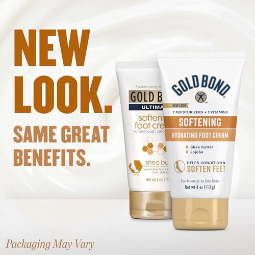 Softening Foot Cream, 4 Oz., Foot Lotion for Dry Feet