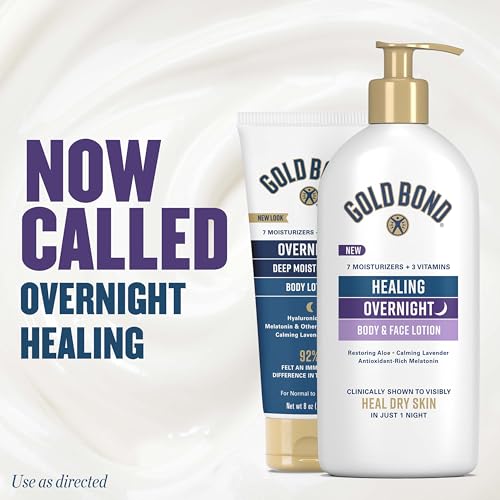 Healing Overnight Body & Face Hydrating Lotion for Dry Skin