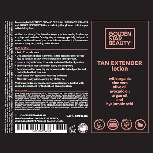 Tan Extender Lotion