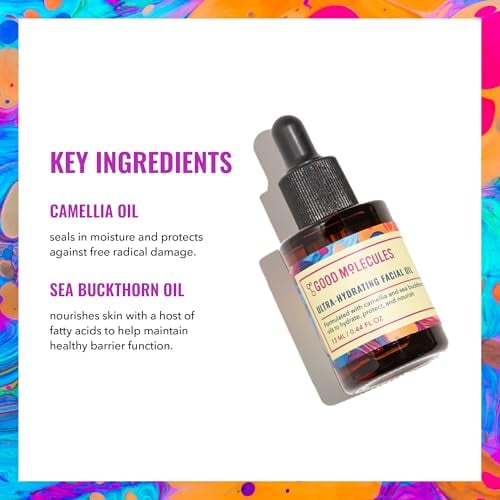 Ultra-Hydrating Facial Oil, Face Oil for Dry Skin, 13 ml
