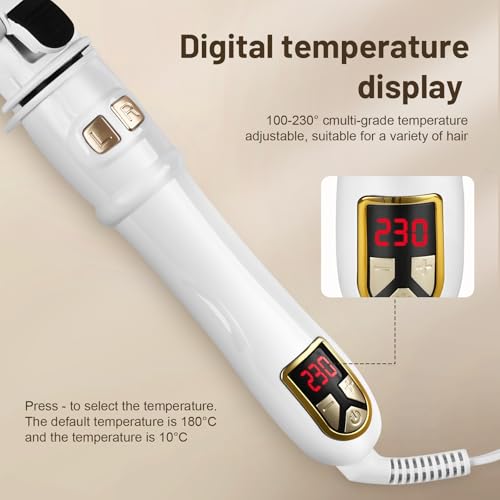 Auto Rotating Curling Iron 1-Inch Ceramic Dual Voltage