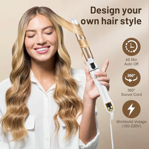 Auto Rotating Curling Iron 1-Inch Ceramic Dual Voltage