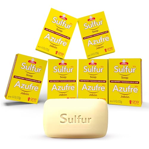 10% sulfur soap 4.4 oz 6 pack