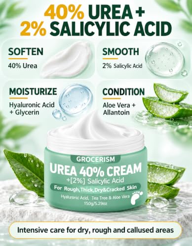 Urea Cream 40% for Feet Maximum Strength Hand & Foot Cream