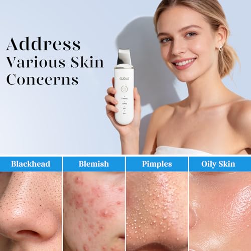 Skin Scrubber Spatula Pore Cleaner Blackhead Remover 4 Modes