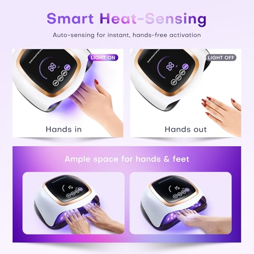 Touch Screen LED Nail Lamp