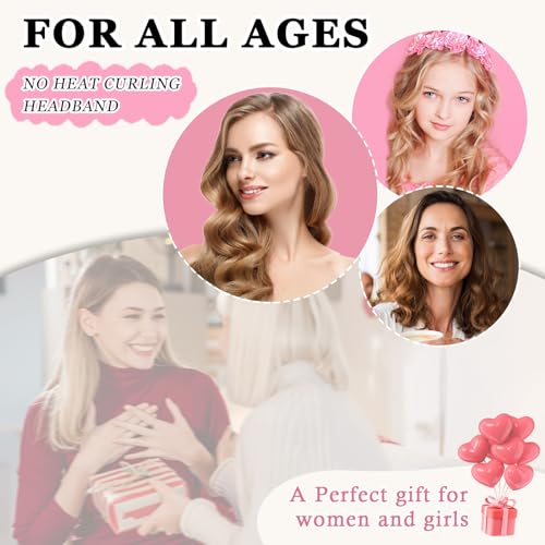 Gwabee Velvet Heatless Curls Overnight Hair Curlers