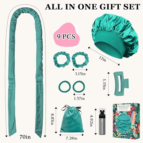 Gwabee Velvet Heatless Curls Overnight Hair Curlers