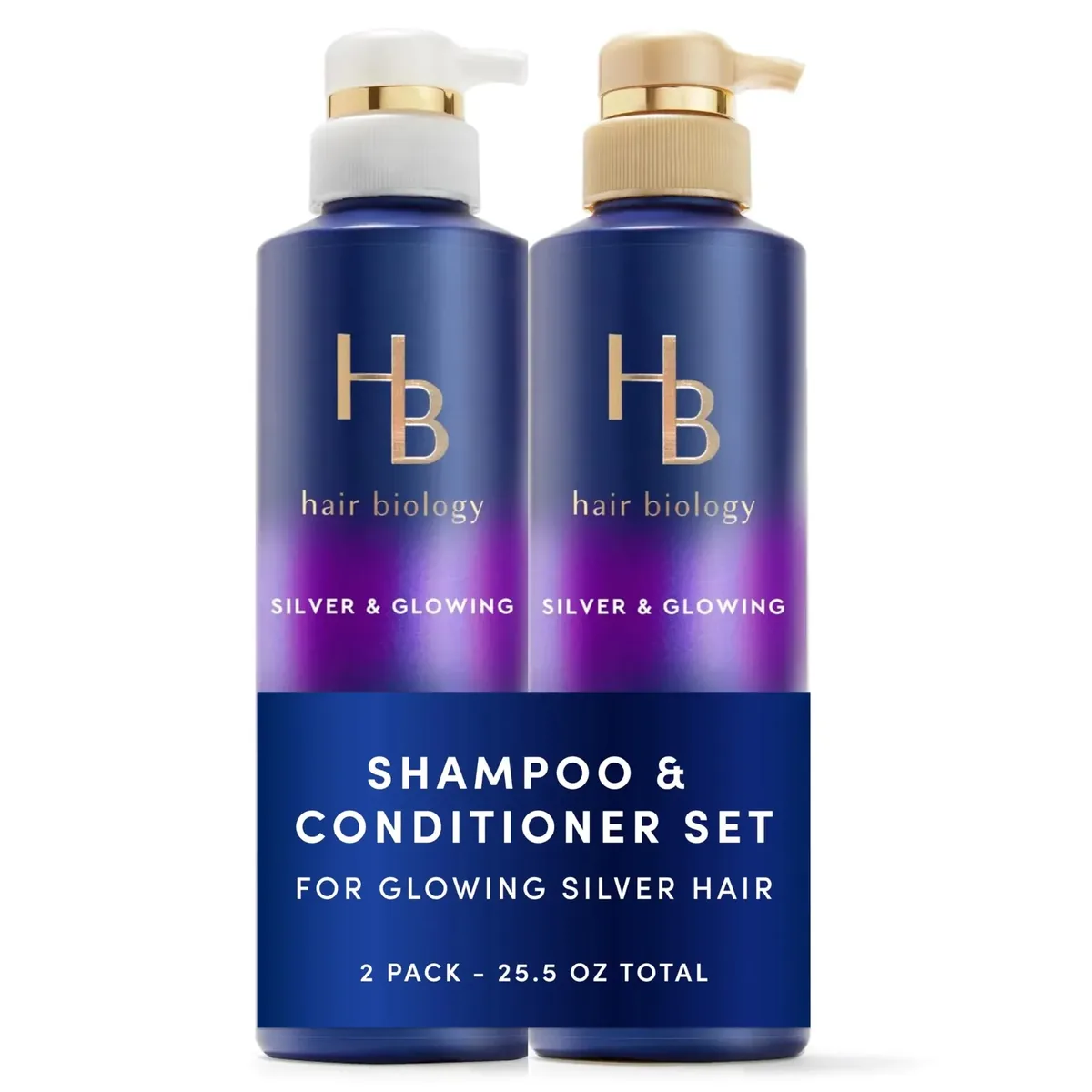Purple Shampoo and Conditioner Set