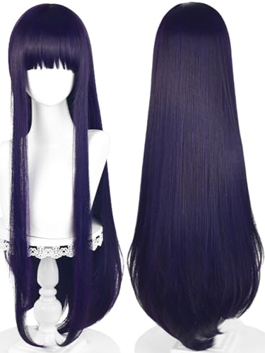 Dark Purple Anime Cosplay Wig